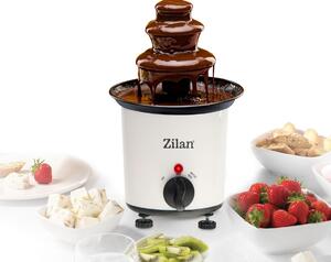 Fantana de ciocolata ZILAN ZLN2144 - 30W, 200ml, alba, accesorii incluse