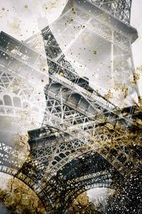 Fotografie Eiffel Tower | Vintage gold, Melanie Viola