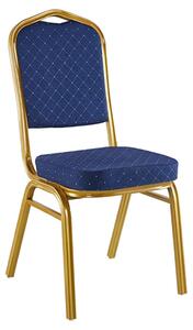 Scaun Hilton pentru conferinta si evenimente, Rosu - Albastru, 45x51x96 cm