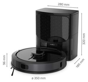 Nedis WIFIVCL002CBK - Aspirator robot Wi-Fi Tuya cu mop, negru + DO