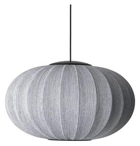 Knit-Wit 57 Oval LED Lustră Pendul Anniversary Glitter Silver - Made By Hand