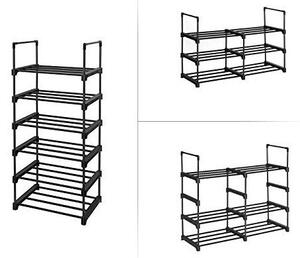 Pantofar, Songmics, Negru, LSA23BK, 45 x 30 x 106 cm
