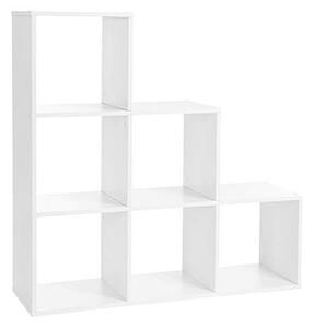 Biblioteca Vasagle, Model Bryce, 97.5x97.5x29 cm, Alb