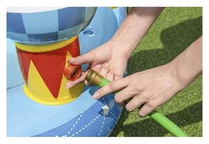 Loc de joaca gonflabil, rezistenta UV, inele incluse, PVC, 308L, 4kg, 228x206x84 cm, multicolor