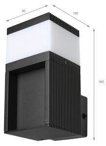 Lampă de perete pentru exterior VESPER 1xG9/5W/230V IP54 neagră