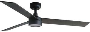 FARO RUDDER L 34298WT1S-LED Ventilator cu LED dimabil 18W/230V, CCT, diam. 132 cm, maro/negru, WT + telecomandă