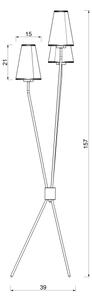 Lampadar TREFOT, 3 x E14, 15 W, 230 V, bej