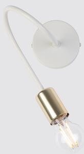 Lampă de perete OXFORD 1xE27/15W/230V alamă/albă