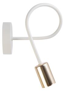 Lampă de perete OXFORD 1xE27/15W/230V alamă/albă