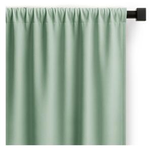 Draperie verde-mentă dimout (semi-opacă) 140x270 cm Carli – Restilo