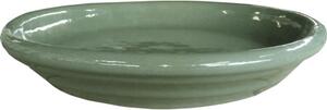 Farfurie ghiveci Lafiora ceramică Ø 30 H 4,2 cm verde