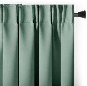 Draperie verde-mentă dimout (semi-opacă) 140x175 cm Kierra – Restilo