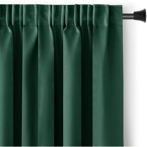 Draperie verde-închis dimout (semi-opacă) 140x175 cm Kierra – Restilo