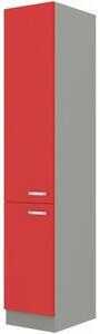 Dulap de bucătărie pentru alimente Roslyn 40 DK 210 2F (roșu + gri). 1032683