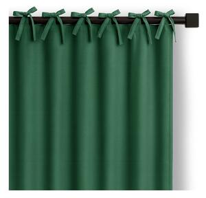 Draperie verde-închis dimout (semi-opacă) 140x250 cm Carli Tie – Restilo