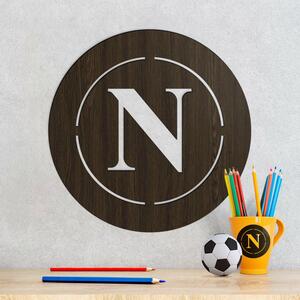 DUBLEZ | Logo din lemn pentru perete - SSC Napoli