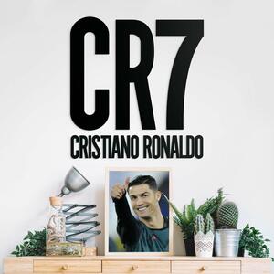 DUBLEZ | Tablou cu logo din lemn - CR7 Cristiano Ronaldo