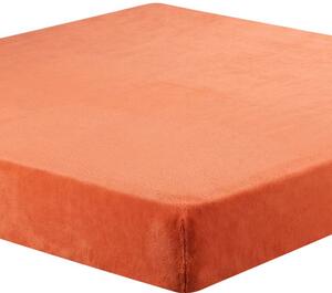 Cearceaf cu elastic din micropluş coral 90 x 200 cm