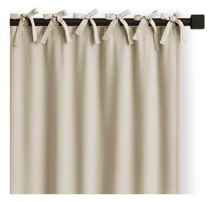 Draperie crem dimout (semi-opacă) 140x250 cm Carli Tie – Restilo