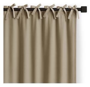 Draperie bej dimout (semi-opacă) 140x250 cm Carli Tie – Restilo