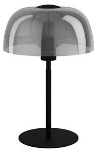 Lampă de masă SOLO 1xE27/40W/230V neagră/gri Eglo 900141