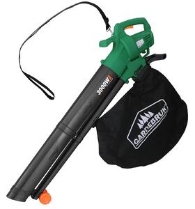 WOLF 104048 Aspirator electric de frunze 3 în 1 negru/verde Gardebruk
