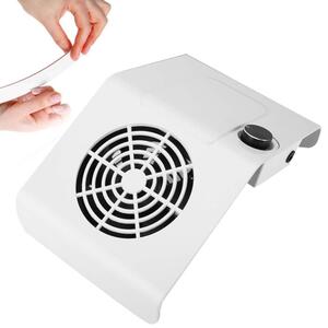 BLUEQUE suport pentru mâini cu aspirator 80W pentru manichiură – putere mare de aspirare, alb