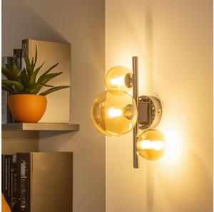 Brilagi - Aplică de perete LED MILLA 3xG9/3W/230V negru crom/auriu