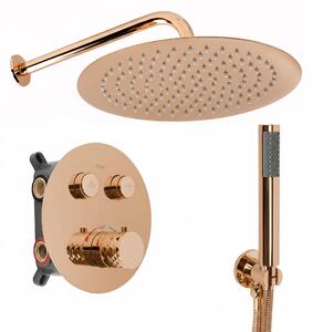 Set de dus incastrat Rea Lungo Diamond Copper + BOX
