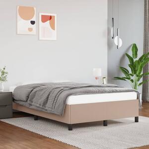 Cadru de pat, cappuccino, 120x200 cm, piele ecologică