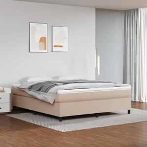 Cadru de pat, cappuccino, 180x200 cm, piele ecologică
