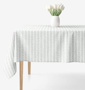 Goldea față de masă 100% bumbac - frunze scandinave 80 x 80 cm