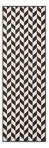 Covor tip traversă pentru interior și exterior negru/crem 80x200 cm Haringey Terrick – Ted Baker