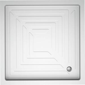 Cădiță de duș pătrată autoportantă Belform Quadra 80x80x15 cm acril alb 27CB0095