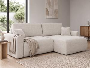 Coltar extensibil reversibil NORDEN PAROS 250x140 cm, crem