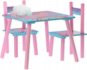 Aga Masă pentru copii + scaun Unicorn