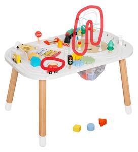 Aga4Kids Masă Montessori pentru copii cu activități și cale ferată 2DZ249 - II. CALITATE