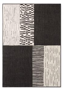 Covor pentru exterior și interior negru/crem 120x170 cm Haringey Acacia – Ted Baker