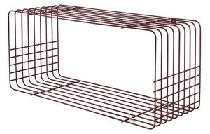 Raft burgundy etajat din metal 70 cm Wire – Mette Ditmer Denmark