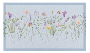 Covoraș de intrare din PVC 40x70 cm Blue Wild Flowers – Artsy Doormats