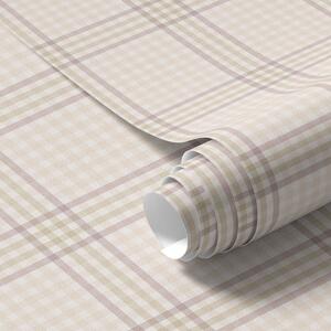 Tapet Carouri de culoare bej deschis cu dungi roz, Tapet abstract, a01251v1 : Uwalls.ro