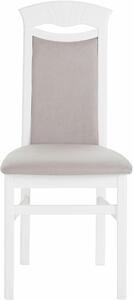 Set 2 scaune Franz alb-gri 47/51/101 cm