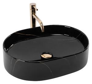 Lavoar pe blat Rea Nadia 50 Black Stone