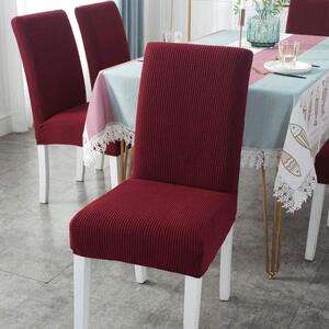 Set 6 huse elastice pentru scaune culoare Visiniu