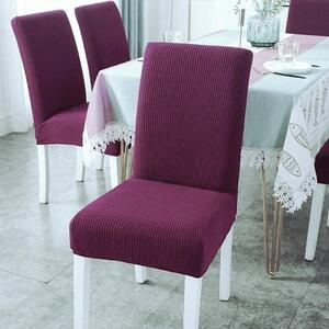 Set 6 huse elastice pentru scaune culoare Mov