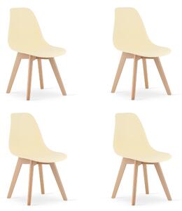 Set 4 Scaune Bucatarie/Dining Kepps Bej