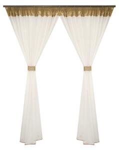 Perdea Velaria voal muss ivoire, 360x215 cm