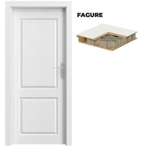 Porta Doors Foaie de ușă royal a, de interior, normă poloneză (h0-2060 mm), 60 cm, alb, finisaj vopsea standard, porta doors