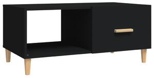 Măsuță de cafea, negru, 89,5x50x40 cm, lemn compozit