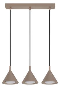 Brilagi - Lustră suspendată pe cablu CONE TRIPLE 3xGX53/15W/230V bej